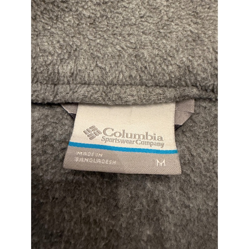 Columbia Women Fleece Full‎ Zip Jacket Light Gray Size M - Picture 5 of 6